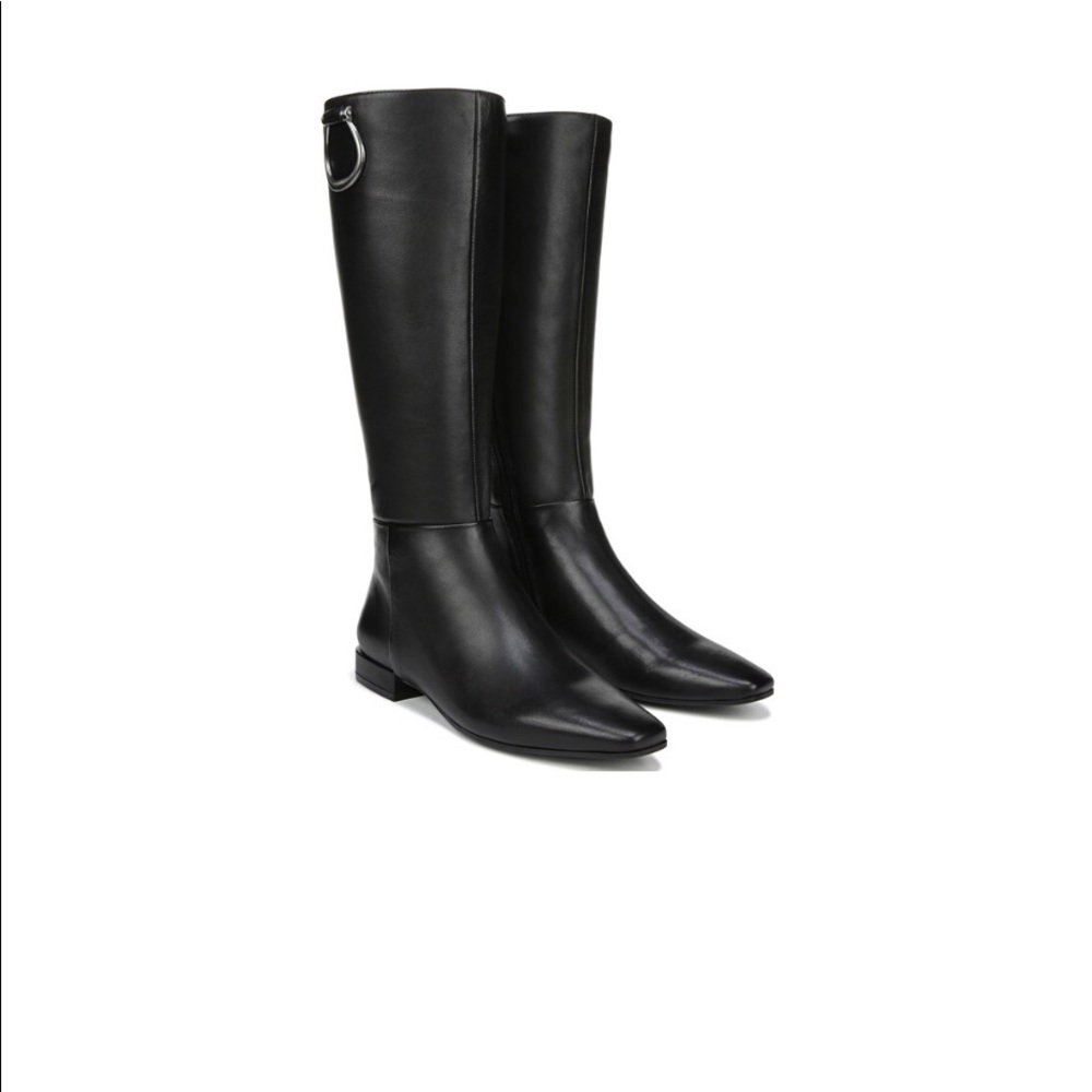 Naturalizer Wide Calf Black Leather size 8.5M